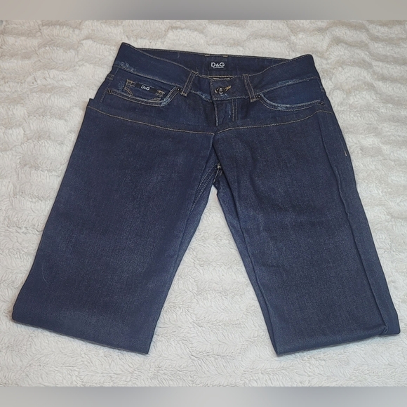 Dolce & Gabbana Distressed Boot leg, low waisted Jeans, Like New sz 25 - Picture 5 of 10